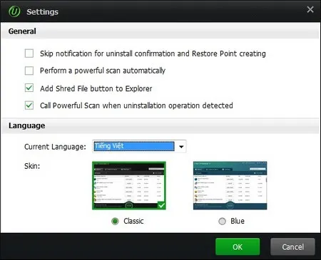 Chuyển đổi ngôn ngữ mặc định thành tiếng Việt