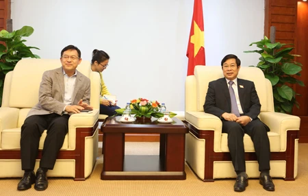 Samsung, Thái Nguyên, Bộ trưởng Bộ TT&TT Nguyễn Bắc Son