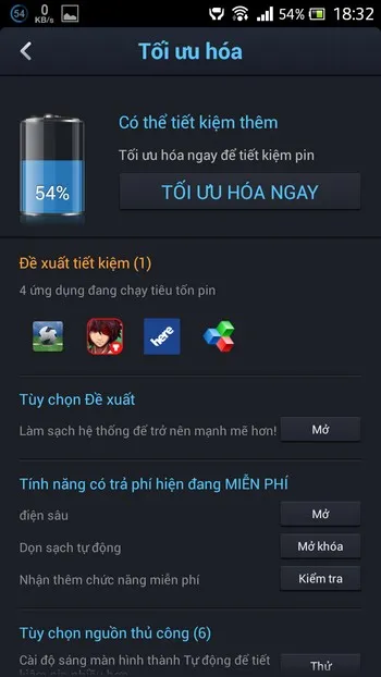 Thiết lập chế độ sử dụng để kéo dài thời lượng pin