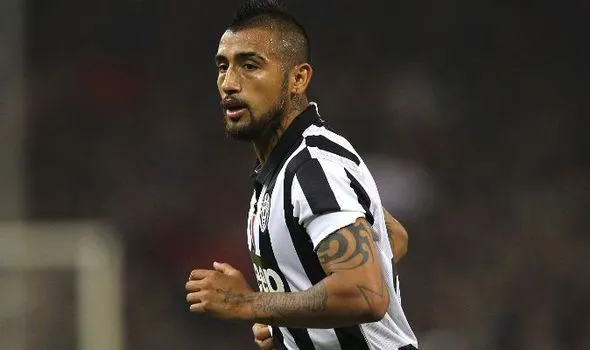 Juventus, Vidal, M.U Juventus, Vidal, M.U
