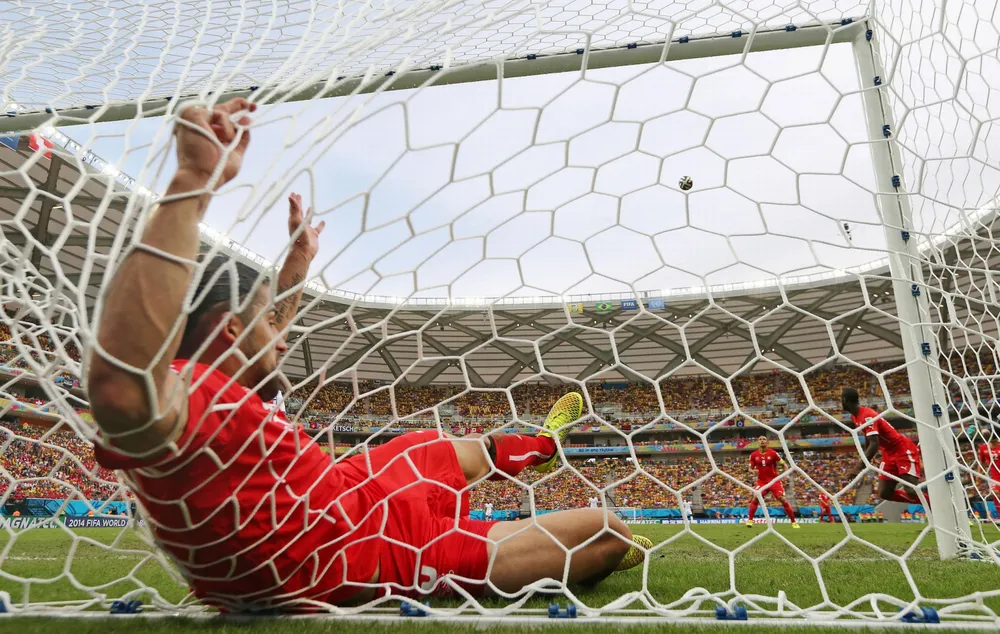 Những hình ảnh hài hước, khó quên nhất làng thể thao năm 2014 ảnh 10 Những hình ảnh hài hước, khó quên nhất làng thể thao năm 2014 ảnh 10