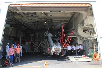 Chùm ảnh: Trên khu trục hạm siêu hiện đại của Hải quân Hoa Kỳ ảnh 10 Chùm ảnh: Trên khu trục hạm siêu hiện đại của Hải quân Hoa Kỳ ảnh 10