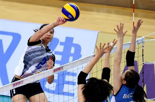 Tuyển bóng chuyền nữa Việt Nam (trái) có giải đấu thành công ngoài mong đợi. Ảnh:CN. 1-3876-1432808051.jpg