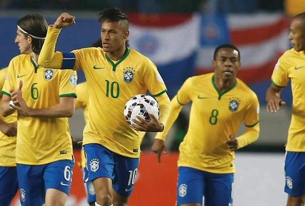 Neymar, rực sáng, Brazil