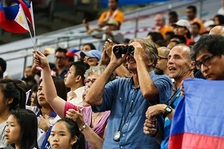 Những hình đẹp trên khán đài SEA Games 28 ảnh 8 Những hình đẹp trên khán đài SEA Games 28 ảnh 8