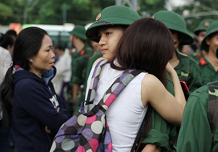 TP.HCM: Hơn 1.200 thanh niên tình nguyện nhập ngũ ảnh 26