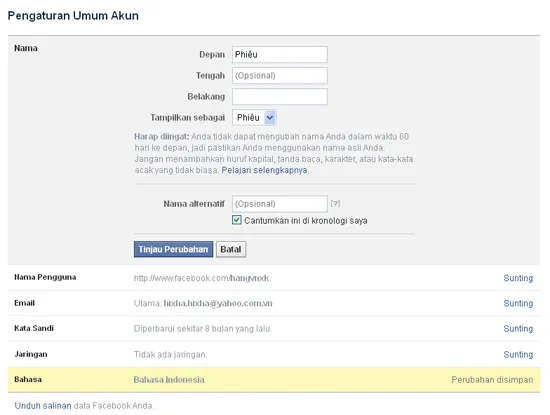 mẹo, đổi tên facebook, đăng ký tên thật facebook, đổi tên fb 1 chữ