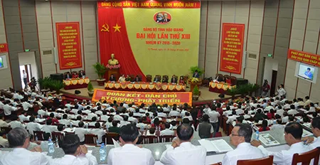 Đại hội đại biểu Đảng bộ tỉnh Hậu Giang không nhận hoa chúc mừng ảnh 1