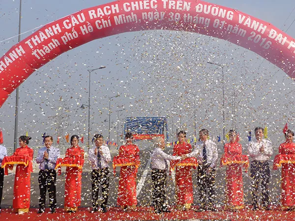 Khánh thành cầu Rạch Chiếc mới trên đường vành đai Đông ảnh 1