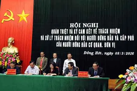 Cán bộ làm nhiệm vụ không nổi thì phải viết đơn xin từ chức ảnh 1