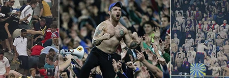 Nóng: Nga bị UEFA phạt nặng vì cổ động viên làm loạn ảnh 1