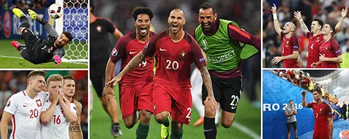 Poland 1-1 Portugal (AET, 3-5, Penalty): 'Đại bàng' gãy cánh! ảnh 1 Poland 1-1 Portugal (AET, 3-5, Penalty): 'Đại bàng' gãy cánh! ảnh 1
