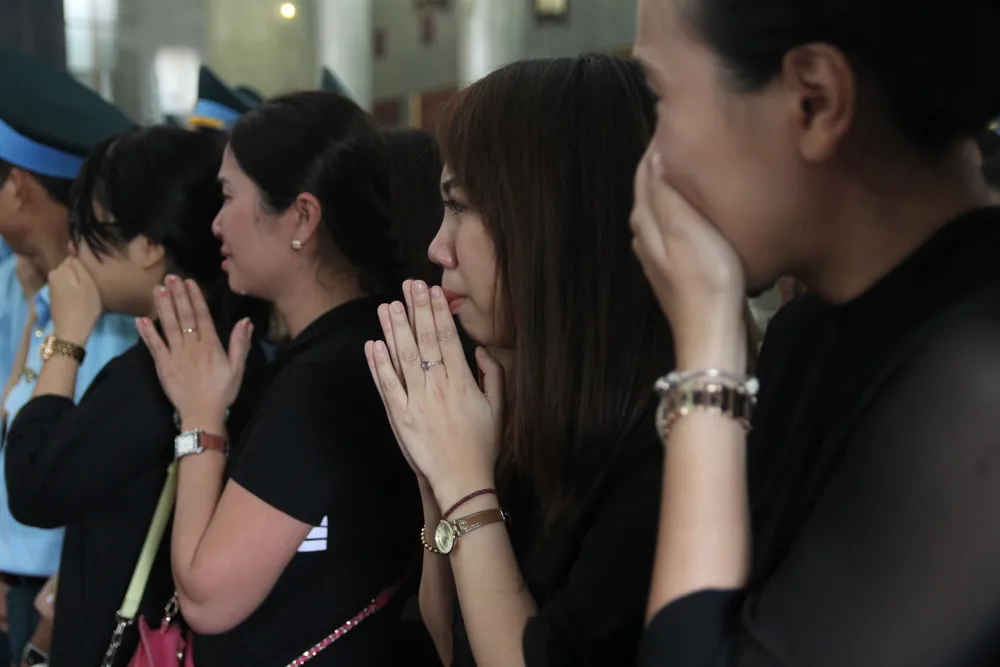 Lễ truy điệu 3 phi công hi sinh khi làm nhiệm vụ ảnh 5 Lễ truy điệu 3 phi công hi sinh khi làm nhiệm vụ ảnh 5