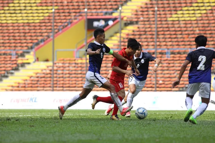 Công Phượng lập cú đúp,U22 Việt Nam thắng đẹp Campuchia ảnh 3 Công Phượng lập cú đúp,U22 Việt Nam thắng đẹp Campuchia ảnh 3