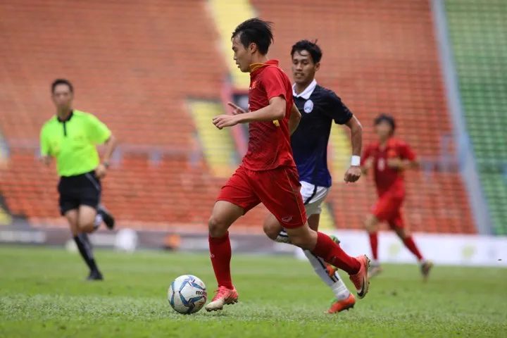 Công Phượng lập cú đúp,U22 Việt Nam thắng đẹp Campuchia ảnh 1 Công Phượng lập cú đúp,U22 Việt Nam thắng đẹp Campuchia ảnh 1