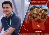HLV Kiatisak chúc mừng Việt Nam làm nên lịch sử ở World Cup