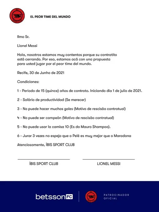 Đội bóng tệ nhất thế giới ra giá ký hợp đồng với Messi ảnh 4 Đội bóng tệ nhất thế giới ra giá ký hợp đồng với Messi ảnh 4