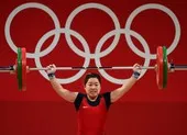 Lực sĩ Hoàng Thị Duyên kém HCĐ Olympic Tokyo 6 kg