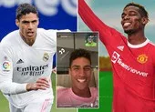 Tân binh MU Varane gọi FaceTime cho Pogba