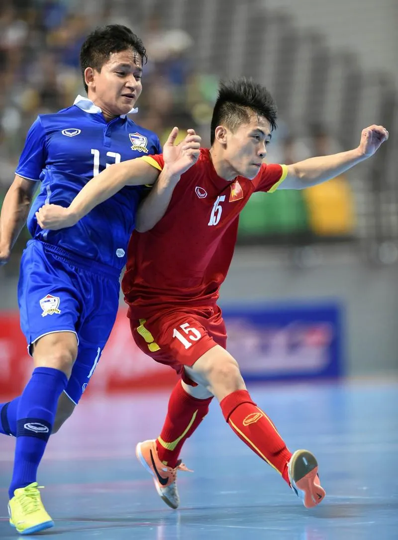 Futsal Thái Lan đi trước và luôn giữ vị trí đầu khu vực, trong khi futsal Việt Nam xuất phát chậm hơn nhưng tiến bộ rất nhanh. Ảnh: AFF