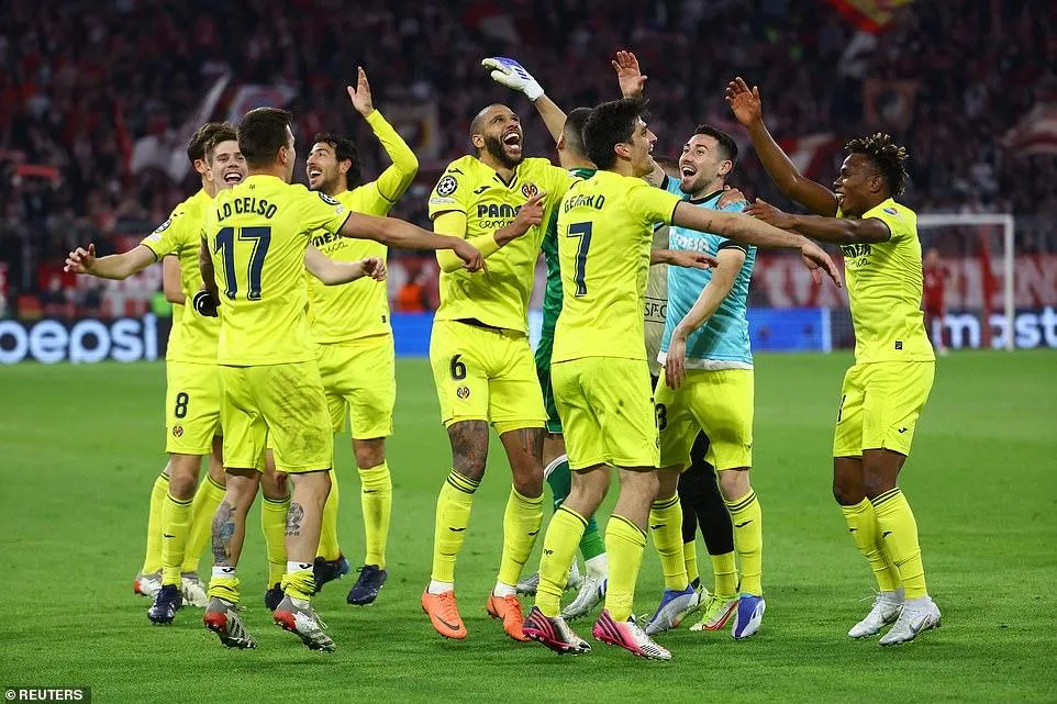 Villarreal tạo địa chấn trước Bayern Munich. ẢNH: REUTERS Villarreal tạo địa chấn trước Bayern Munich. ẢNH: REUTERS