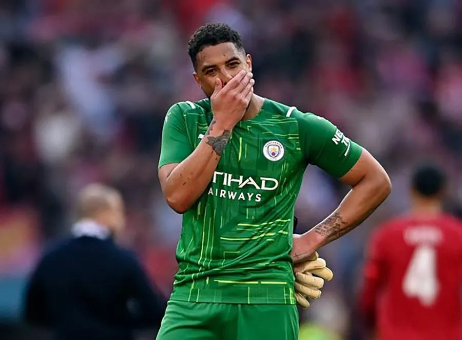 O&apos;Hara khó hiểu vì sao Pep lại chọn Steffen thay vì thủ môn số 1 Ederson. ẢNH: REUTERS