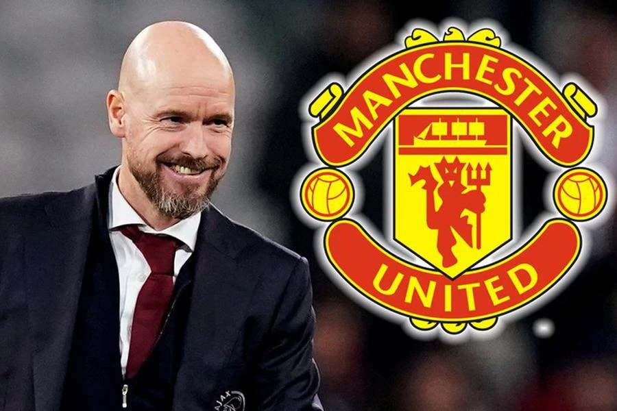 Ten Hag chính thức trở thành HLV trưởng MU. ẢNH: MIRROR