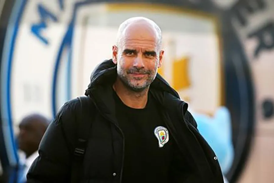 Pep Guardiola đang hướng đến danh hiệu Premier League thứ 4 trong 5 mùa giải qua ở Man City. ẢNH: GETTY