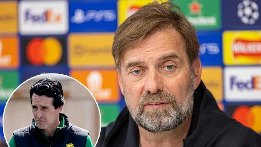 Klopp giành sự tôn trọng tuyệt đối cho Emery và Villarreal. ẢNH: MIRROR Klopp giành sự tôn trọng tuyệt đối cho Emery và Villarreal. ẢNH: MIRROR