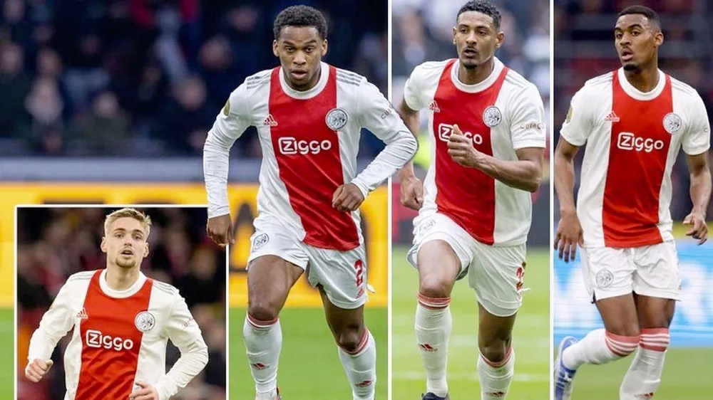 4 ngôi sao của Ajax có thể theo chân ông thầy Ten Hag gia nhập Man Utd. ẢNH: MIRROR
