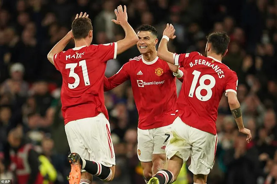 Manchester United đã có trận đấu hay nhất từ đầu mùa khi đánh bại Brentford 3-0. ẢNH: AP Manchester United đã có trận đấu hay nhất từ đầu mùa khi đánh bại Brentford 3-0. ẢNH: AP