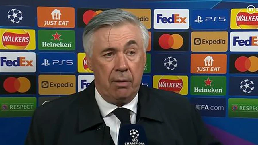 Ancelotti tin rằng trận chung kết giữa Real Madrid và Liverpool sẽ là bữa tiệc bóng đá cho người hâm mộ. ẢNH: GETTY