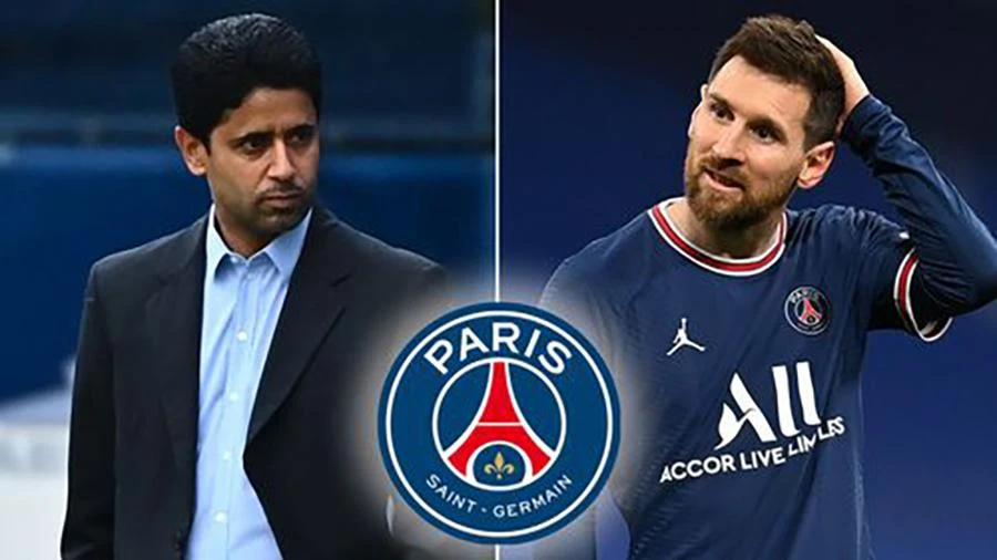 PSG cần phải xem xét lại bản hợp đồng với Messi. ẢNH: MIRROR
