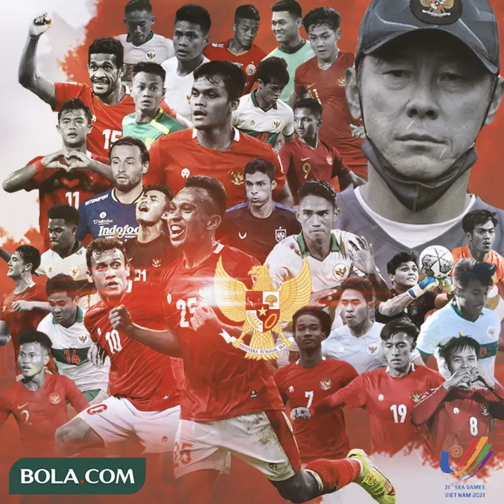 Đội hình U-23 Indonesia không có sát thủ thật sự nào tại SEA Games 31. ẢNH: BOLA