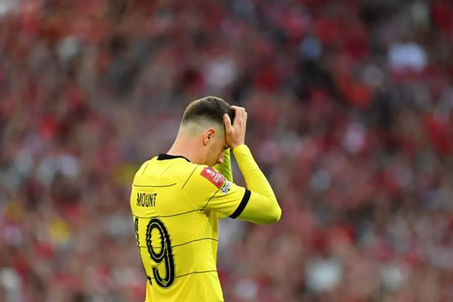 Mason Mount thua cả 6 trận chung kết trên sân Wembley. ẢNH: GETTY