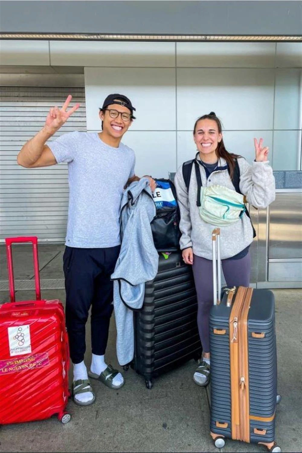 Lê Nguyễn Paul và bạn gái. ẢNH: FACEBOOK LE NGUYEN PAUL