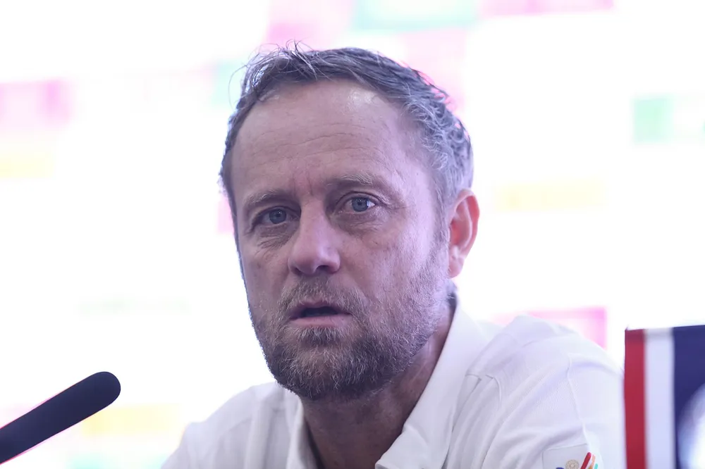 HLV Mano Polking của U-23 Thái Lan. ẢNH: ANH DUY