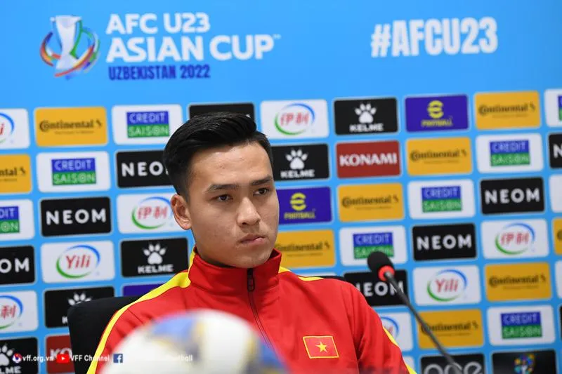 Đội trưởng U-23 Việt Nam Bùi Hoàng Việt Anh. ẢNH: VFF Đội trưởng U-23 Việt Nam Bùi Hoàng Việt Anh. ẢNH: VFF
