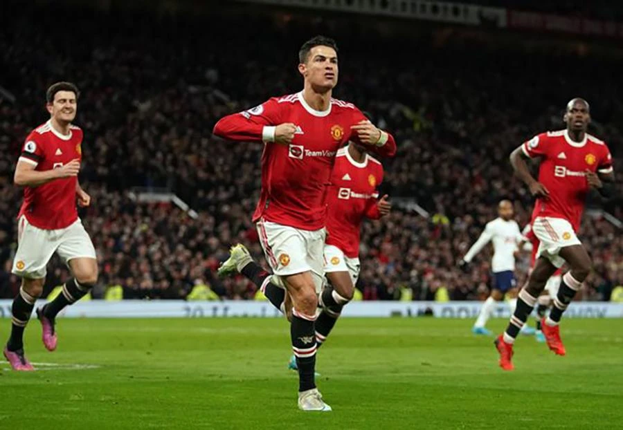 Ronaldo là vua phá lưới MU mùa trước. ẢNH: PA