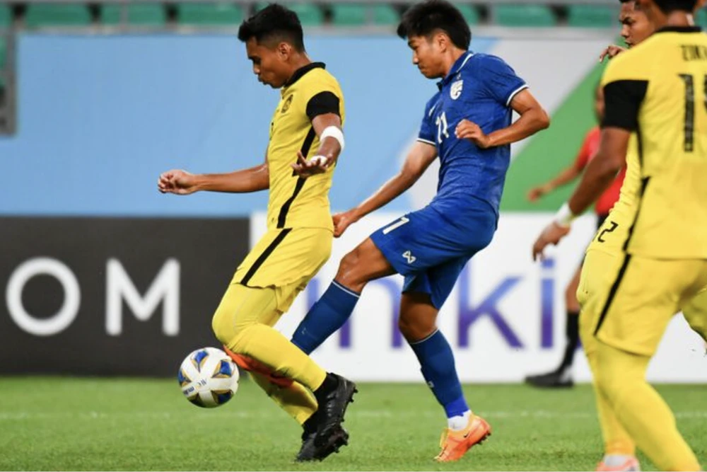 Trận Thái Lan thắng Malaysia 3-0. ẢNH: AFC Trận Thái Lan thắng Malaysia 3-0. ẢNH: AFC