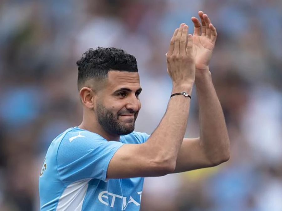 Mahrez được trả lương cao thứ ba châu Phi. ẢNH: GETTY
