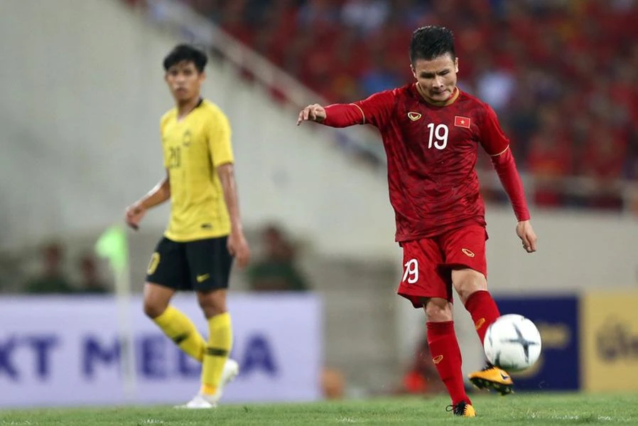 Quang Hải là trụ cột của tuyển Việt Nam. ẢNH: NGỌC DUNG
