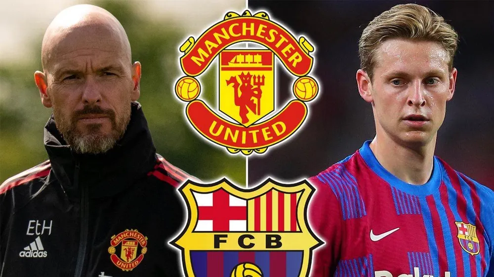 Ten Hag xem De Jong là mục tiêu chuyển nhượng số 1 của MU. ẢNH: MIRROR Ten Hag xem De Jong là mục tiêu chuyển nhượng số 1 của MU. ẢNH: MIRROR
