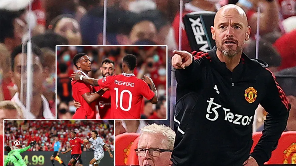 Ten Hag có khởi đầu suôn sẻ với MU. ẢNH: MIRROR