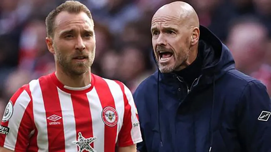 Với Eriksen, Ten Hag có sự tăng cường đáng kể ở trung tâm hàng tiền vệ MU. ẢNH: MIRROR