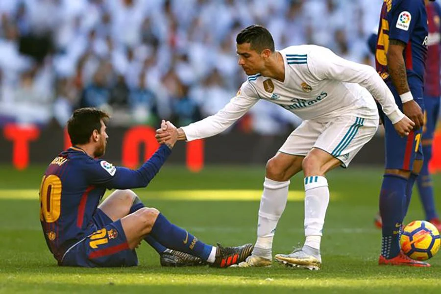 Ronaldo và Messi luôn dành sự tôn trọng khi chia sẻ về nhau. ẢNH: GETTY