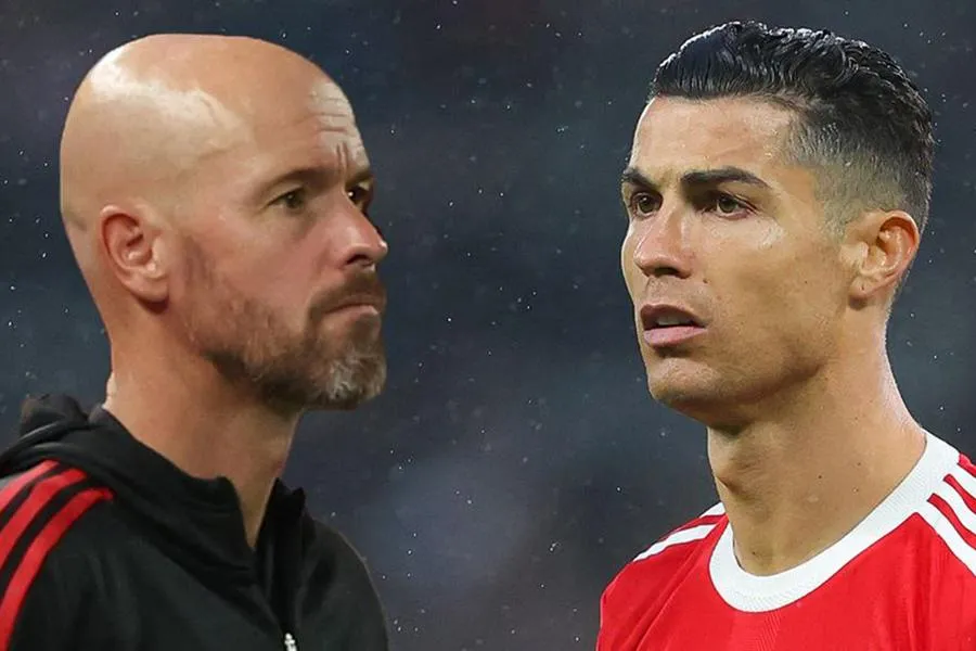 Ten Hag đã tìm ra phương án thay thế nếu Ronaldo rời MU. ẢNH: MIRROR