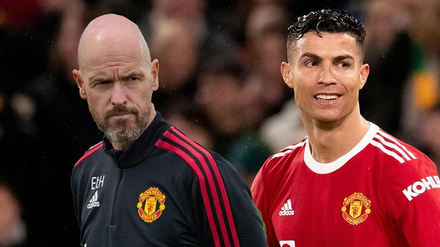 Ten Hag vẫn muốn giữ Ronaldo ở lại Man Utd. ẢNH: MIRROR