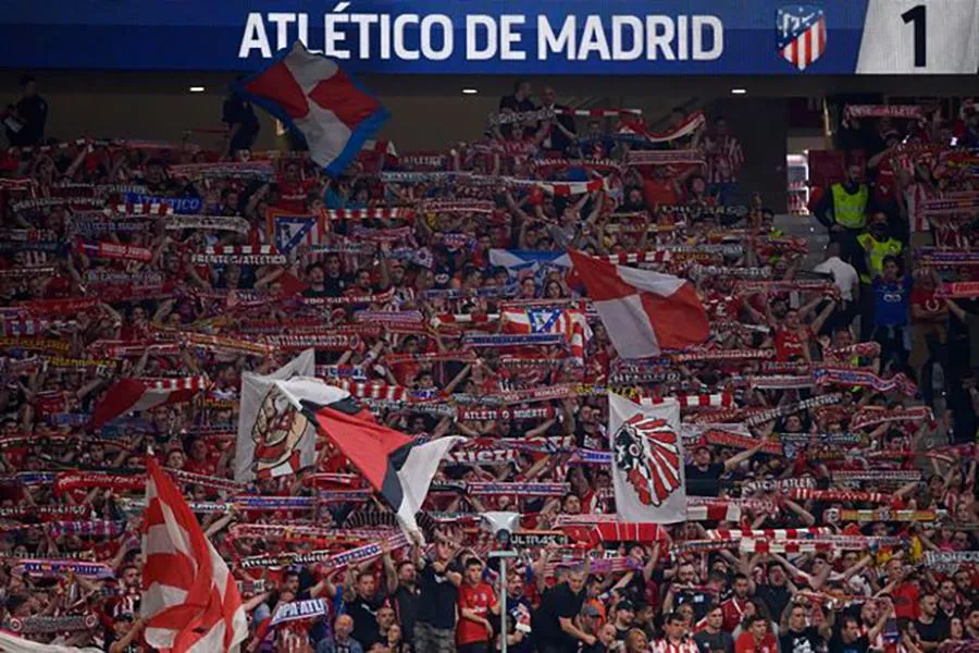 Fan Atletico Madrid không muốn thấy Ronaldo xuất hiện ở sân Metropolitano. ẢNH: GETTY