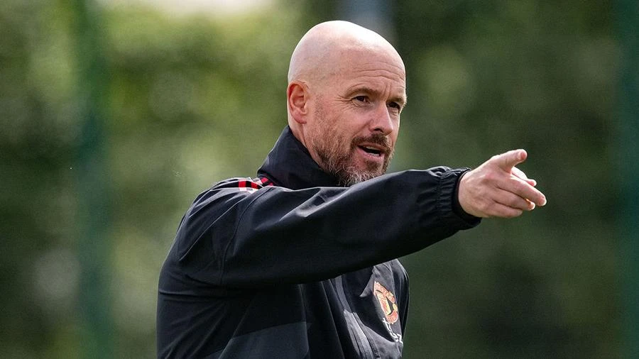 Ten Hag vẫn đang cố gắng lắp ghép đội hình MU sao cho hoàn hảo nhất trước khi mùa giải mới bắt đầu. ẢNH: GETTY